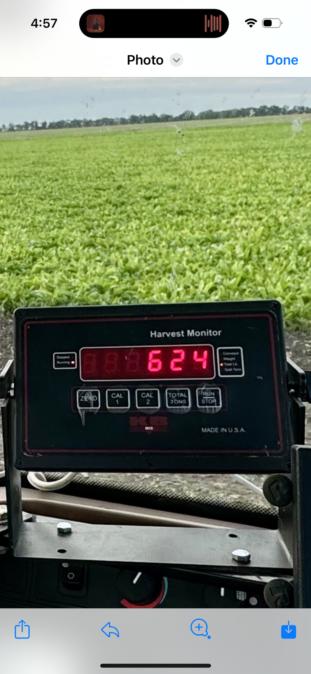 Sugar Beet Yield Monitor